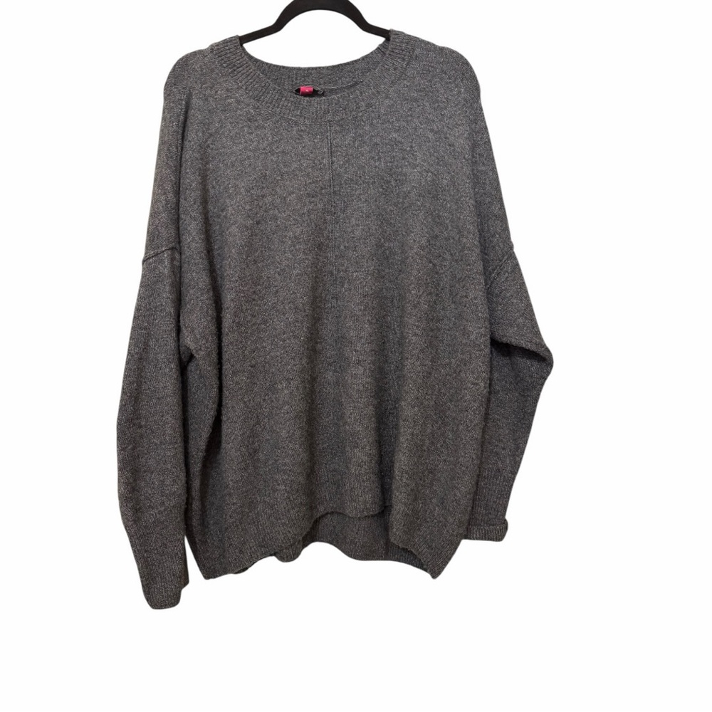 Vince Camuto Women’s Gray Scoopneck Pullover Sweater - Picture 7 of 11